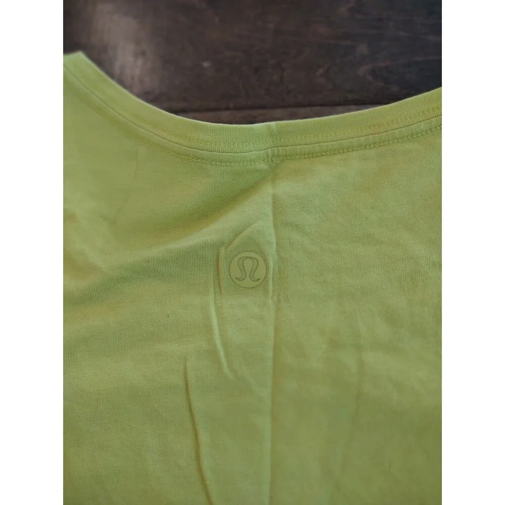 LULULEMON Women's EEUC Love bright yellow short-sleeve t-shirt tee - 4
